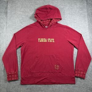 58 Sports Florida State Seminoles Hoodie Shirt Mens XXL Red Lightweight FSU NCAA